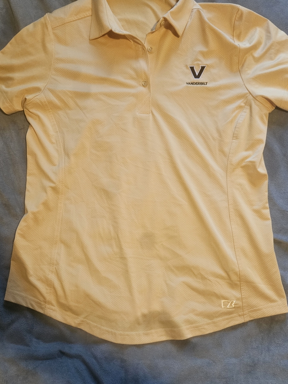 Cutter & Buck Vanderbilt Yellow Polo